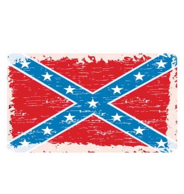 Magneet - Distessed confederate vlag