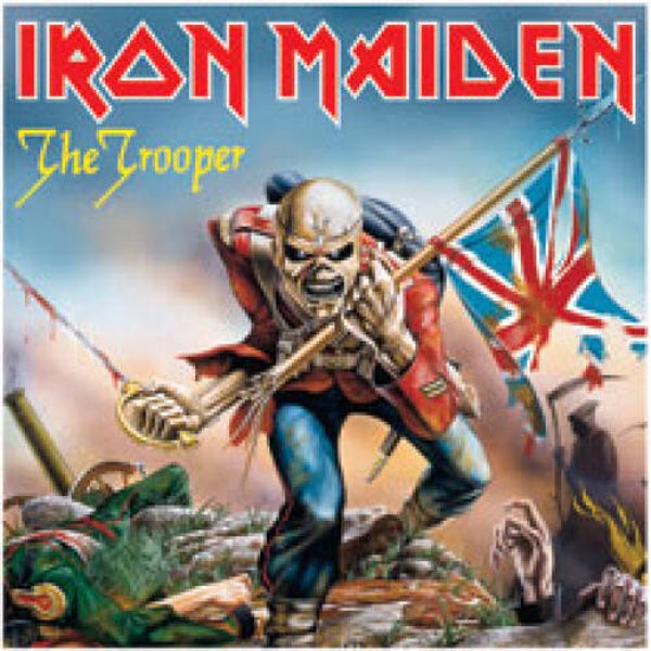 Magneet (LP cover) - Iron Maiden "Trooper"