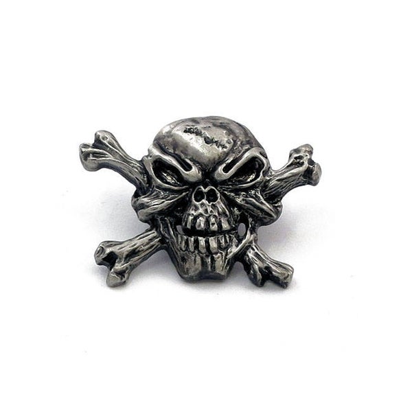 Pin - Crossbones skull