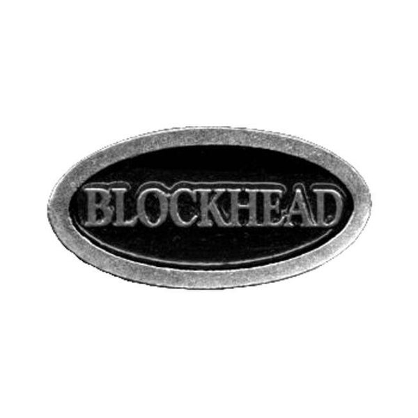 Pin - Blockhead title