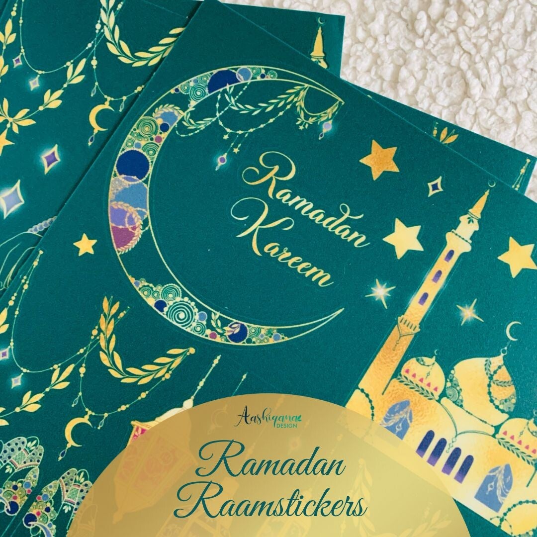 Ramadan kareem raamstickers