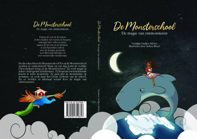 coverdesign voor kinderboek met gekleurde personages