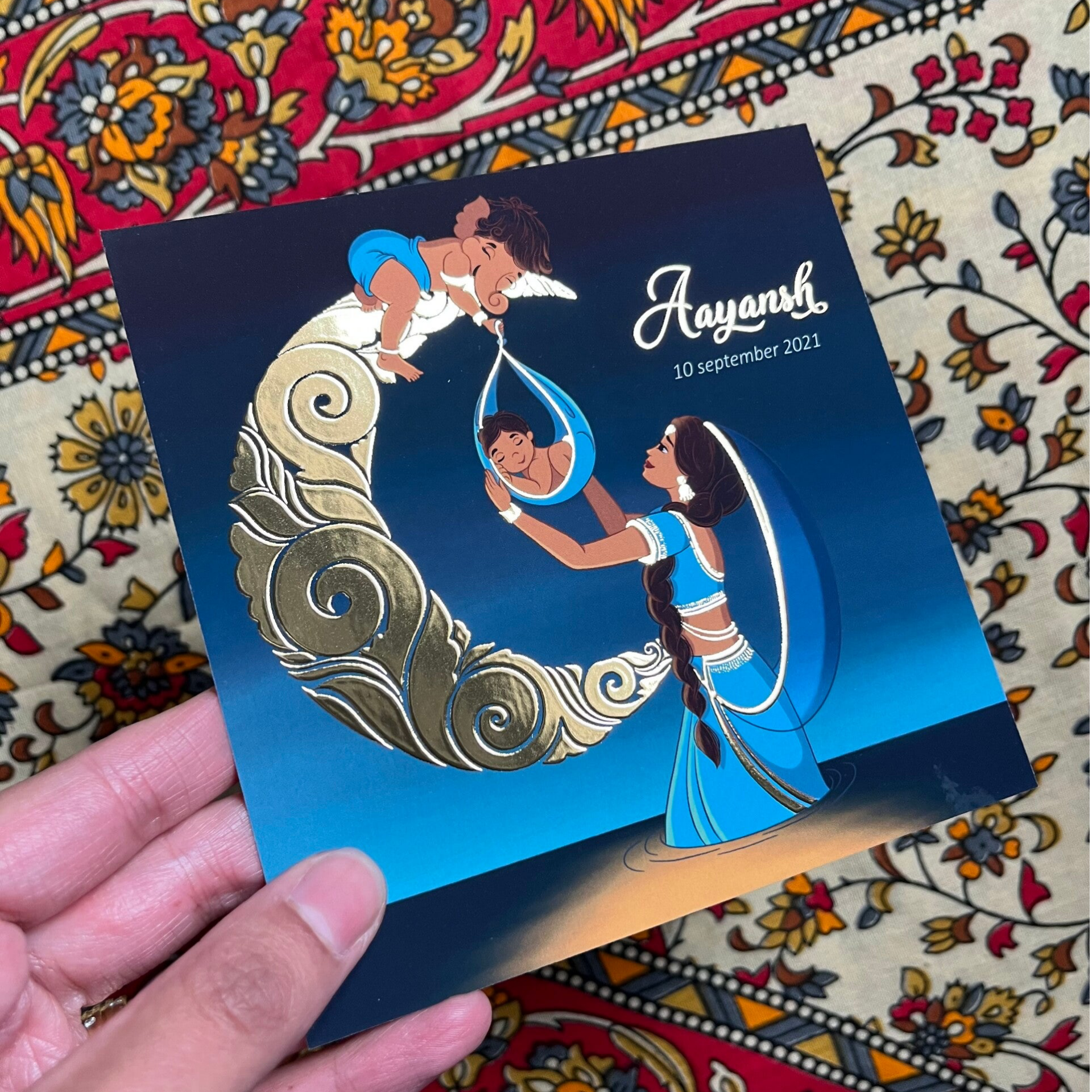 Geboortekaartje 'Parvati'