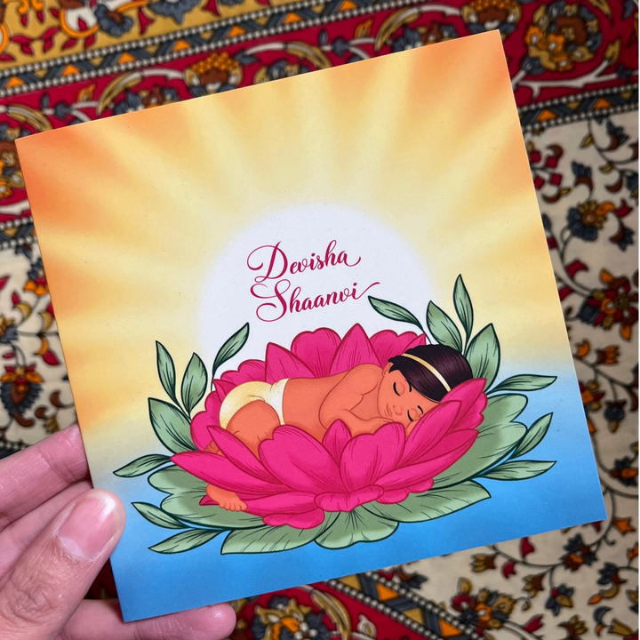 Geboortekaartje 'Sunny Baby'