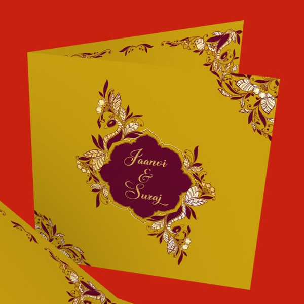 Trouwkaart 'Henna Pauw'