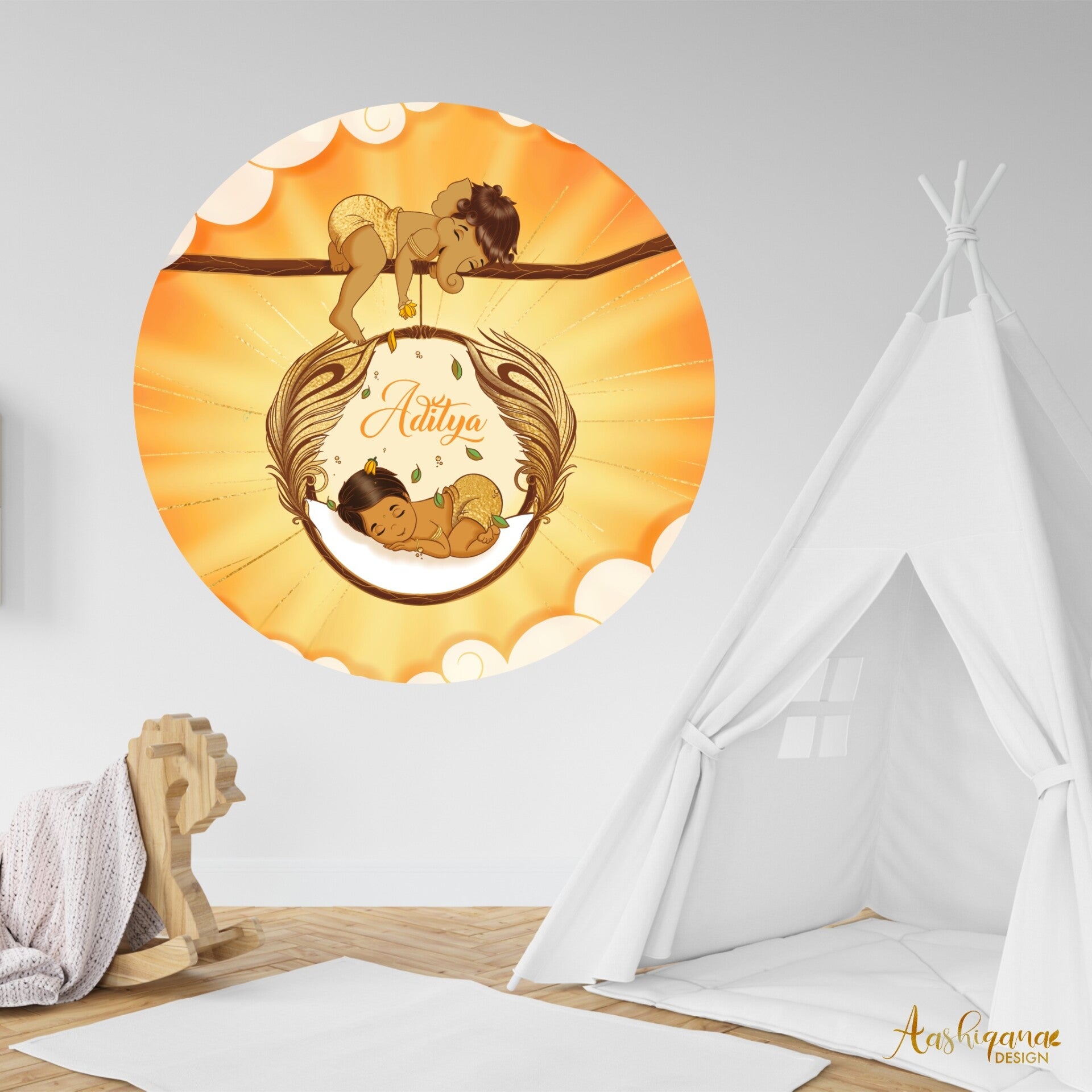 Behangcirkel 'Sunrise'