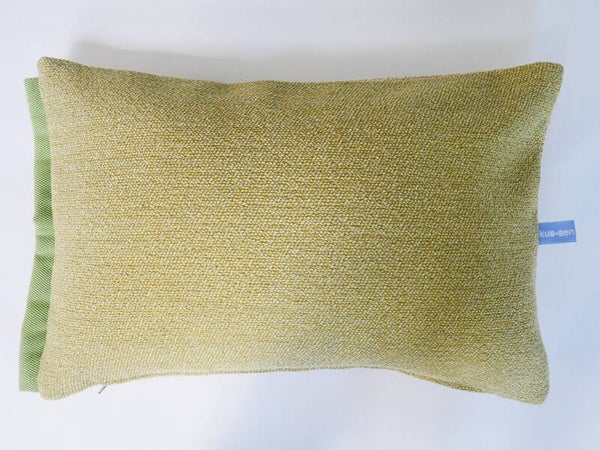 Kussen 0798 groen/creme, 2 verschillende kanten, 40x60m