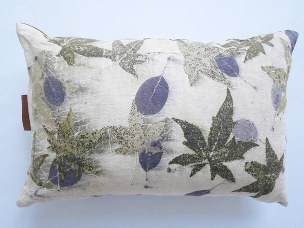 Kussen 0521 paars/groen/creme, 40x60cm