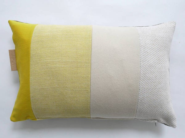 Kussen 0711 geel/creme, 40x60cm