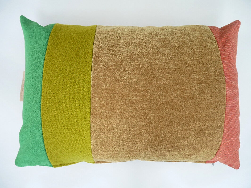 Kussen 0749 groen/rood, 40x60cm