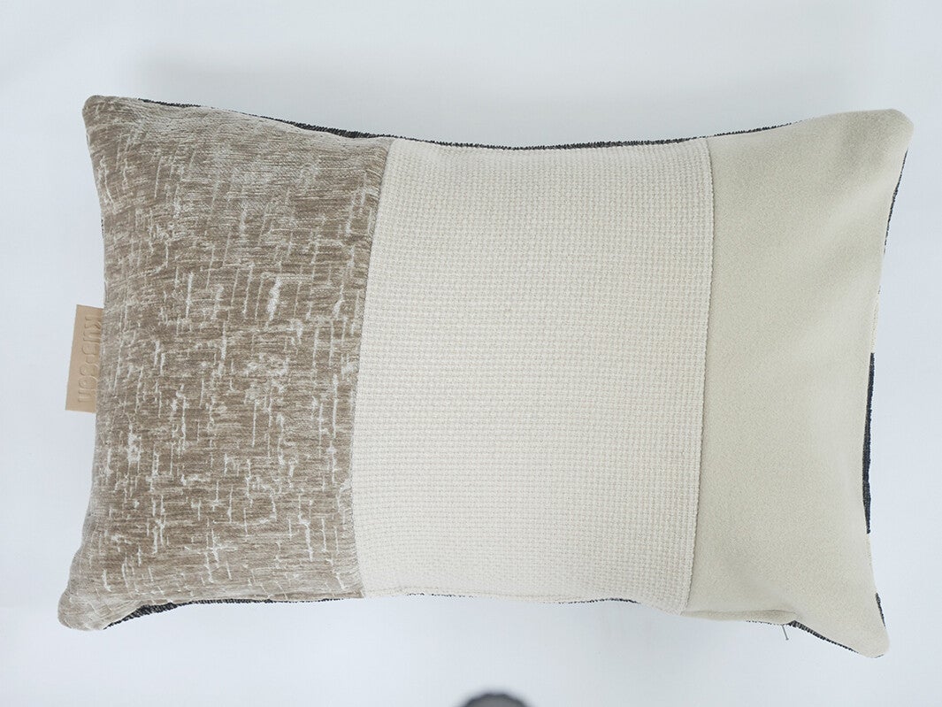 Kussen 0761 creme/bruin, 40x60cm