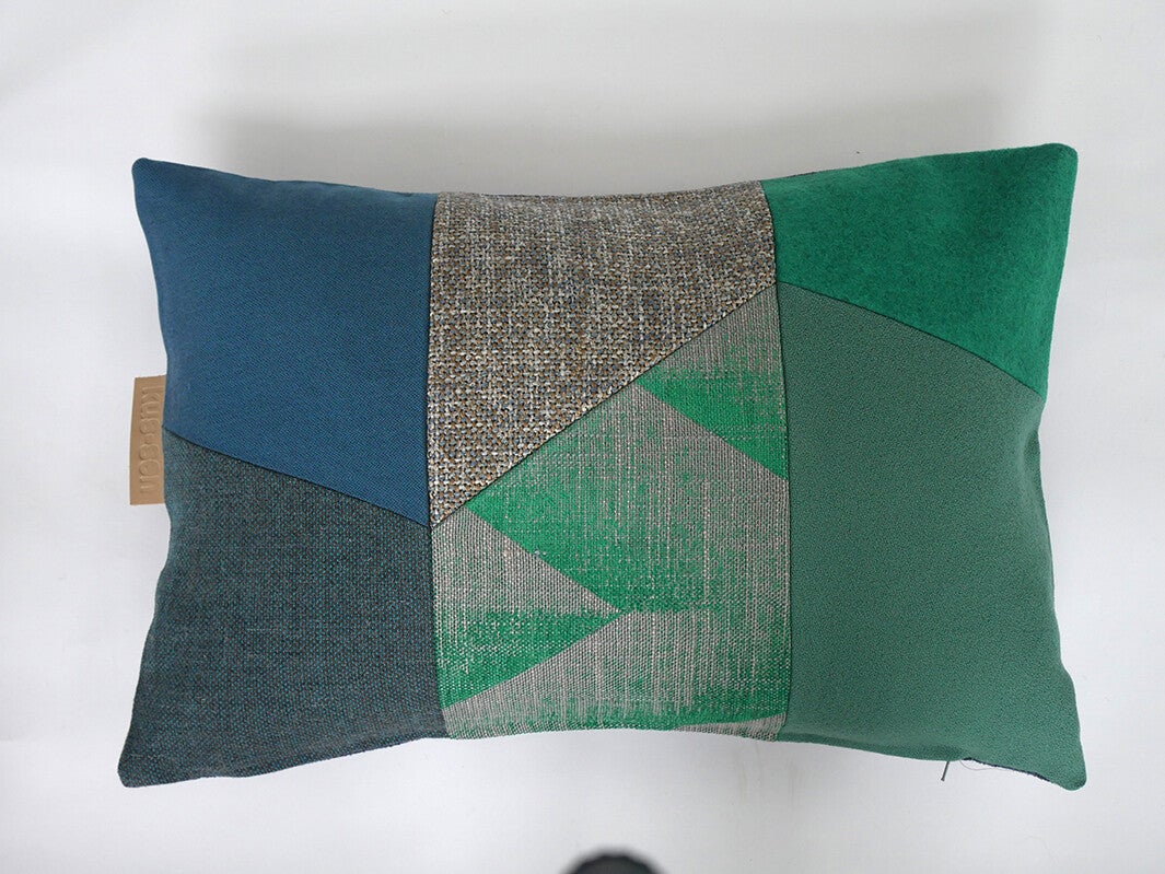 Kussen 0769 blauw/groen, 40x60cm