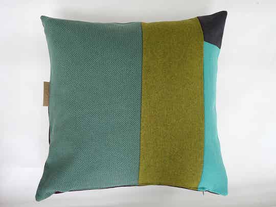 Kussen 0783 groen/paars, 60x60cm