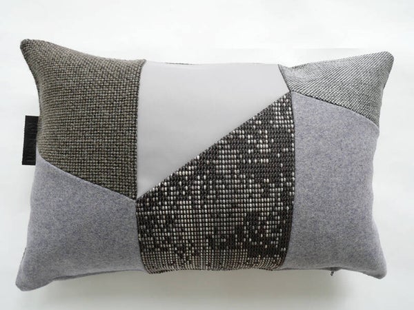 Kussen 0686 lila/taupe, 40x60cm