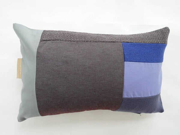 Kussen 0676 paars/grijs, 40x60cm