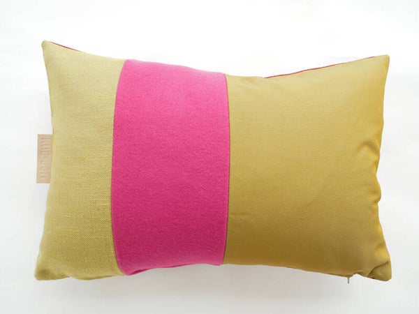 Kussen 0674 groen/roze, 40x60cm