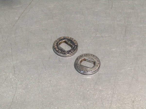 CAMPAGNOLO NUOVO/SUPER RECORD Vintage 70's/80's Gear Lever Outer Face Plate Covers 2X 2nd hand 0000 06/02/24