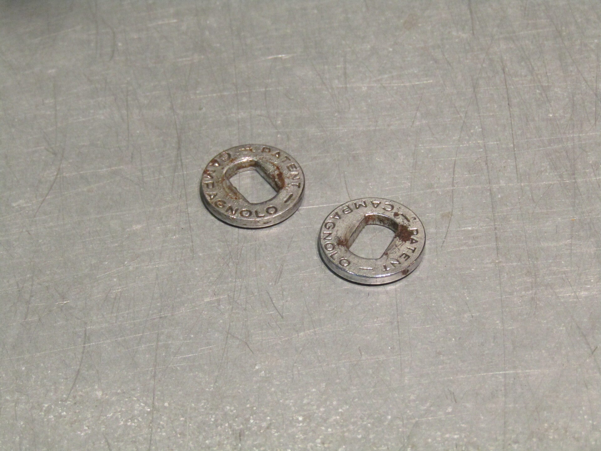 CAMPAGNOLO NUOVO/SUPER RECORD Vintage 70's Fitted Gear Lever Outer Face Plates 2nd, what you see is what you will get, will be good users 0000 06/01/24