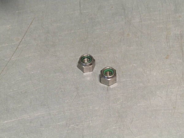 CAMPAGNOLO NUOVO/SUPER RECORD Vintage 70's/80's Brake CALIPER Fixing nuts for Standard mounting Brake CALIPERS with GREEN inserts NOS BLB001-004-02 06/16/24