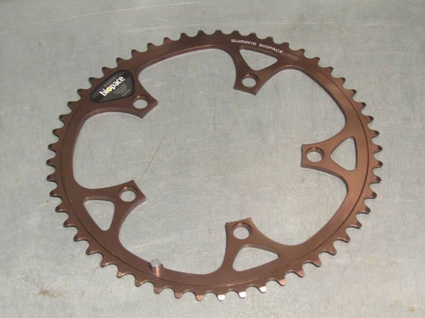SHIMANO 600 EX 53t Vintage 80's BIO-PACE Chainwheel BCD 130mm Item to be received will be NOS/BULK PACKED BX12 11
