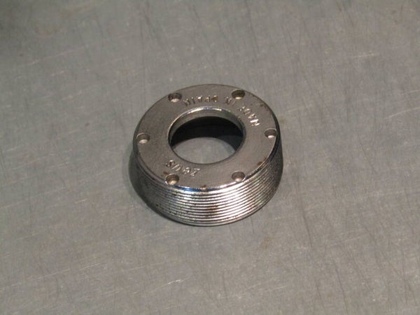 ZEUS GRAN SPORT Vintage 70's FRENCH Thread bottom bracket adjustable cup with chrome type finish NOS! BLB001 003-001-04 06/25/24