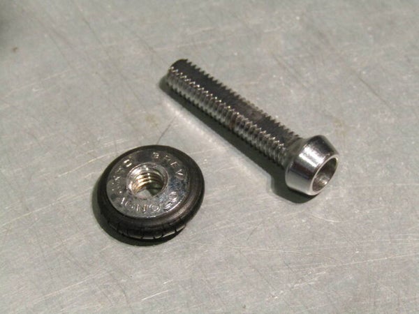 CAMPAGNOLO NUOVO/SUPER RECORD Vintage 70's/80's Brake CALIPER cable adjuster post and nut with rubber ring MINT! Chrome finish will be in very good condition BLB002 004-001-01 07/04/24