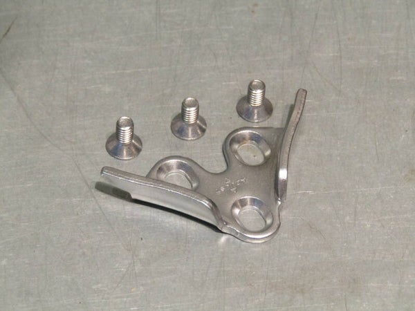 SHIMANO 600EX VINTAGE 70's/80's SLOTTED Pedal Toe Clip Mounting hardware 1X Pedals worth COMPLETE with ORIGINAL Mounting screws NOS! BLB002 03-001-04 08/08/24