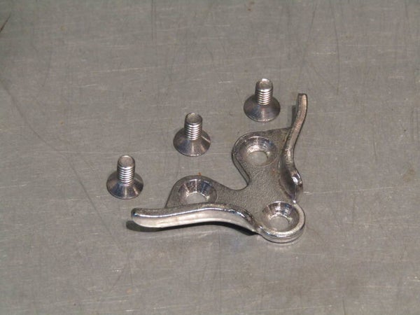 SHIMANO 600AX VINTAGE 70's/80's Pedal Toe Clip Mounting hardware 1X Pedals worth COMPLETE with ORIGINAL Mounting screws NOS! BLB002 03-004-03 08/08/24