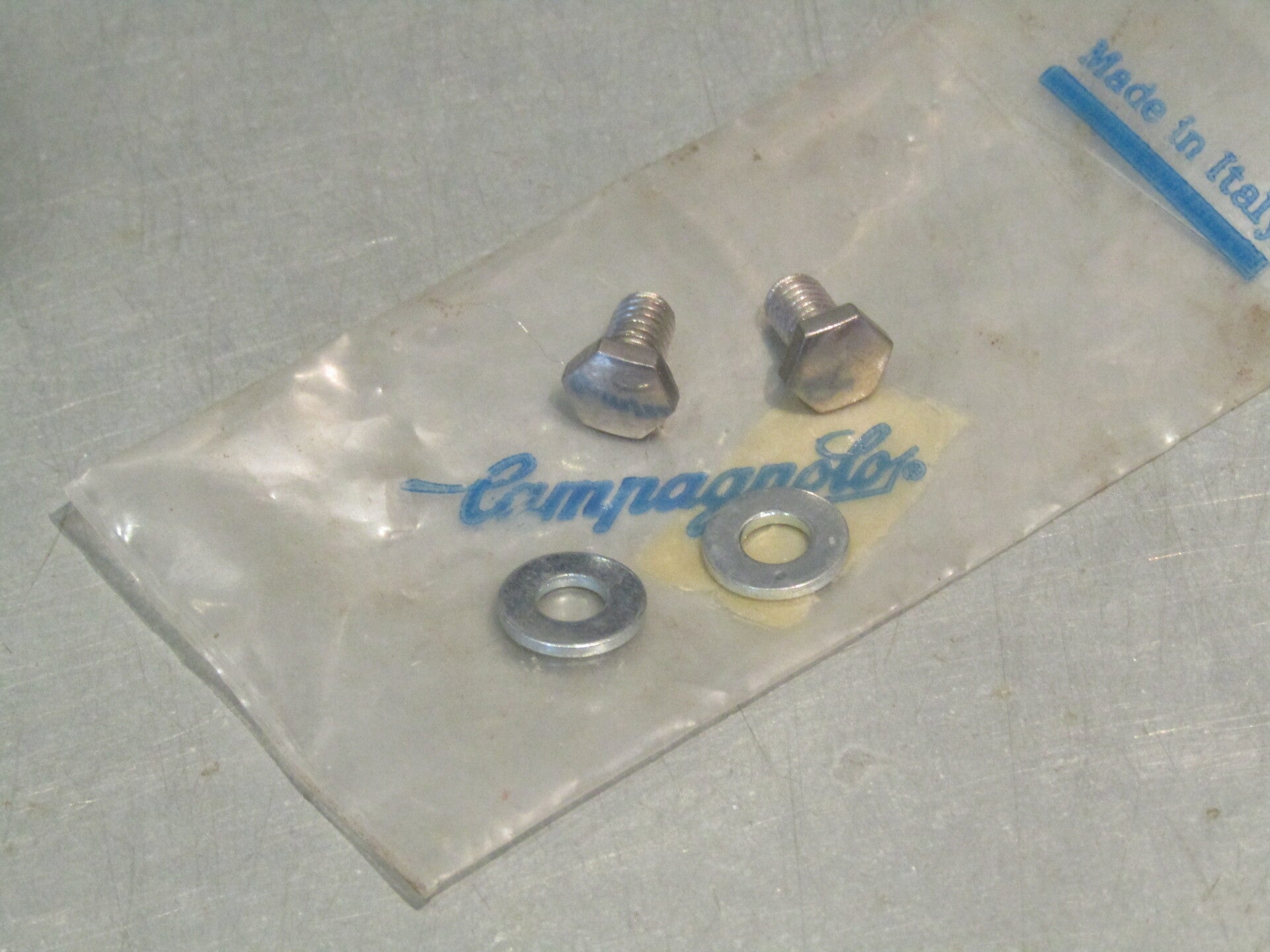CAMPAGNOLO NUOVO/SUPER RECORD Vintage 70's/80's Toe-clip mounting hardware 1X pedals worth NOS/NIP! BLB003 003-001-03 09/14/24