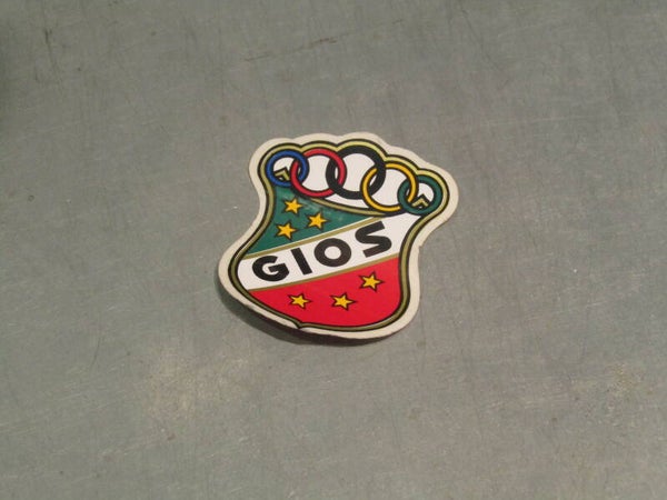 GIOS Vintage 80's Head tube sticker NOS! BXCC0018 7000 09/14/24