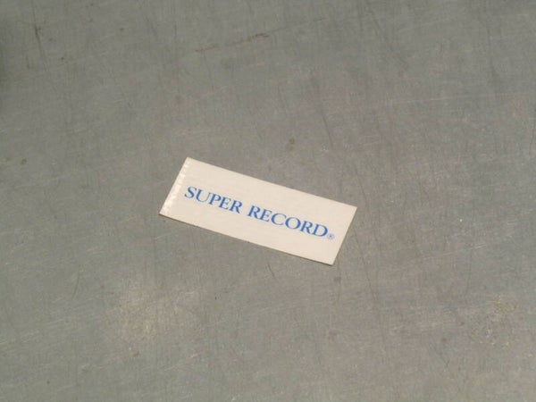 CAMPAGNOLO SUPER RECORD Vintage 80's Frame sticker NOS! BXCC0018 3399 09/14/24