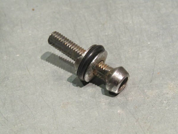 CAMPAGNOLO NUOVO/SUPER RECORD Vintage 70's/80's Brake CALIPER Cable Adjuster post and nut with rubber 2nd hand BLB004 001-04 12/01/24