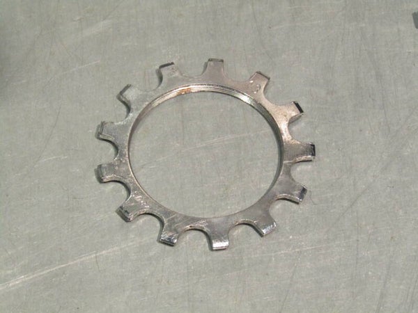 ZEUS Vintage 80's 2000/CRITERIUM 13t Chromed steel Threaded FREE WHEEL Cog, threads onto Duplex receiver cog NOS! BXCC0023 5656 12/07/24