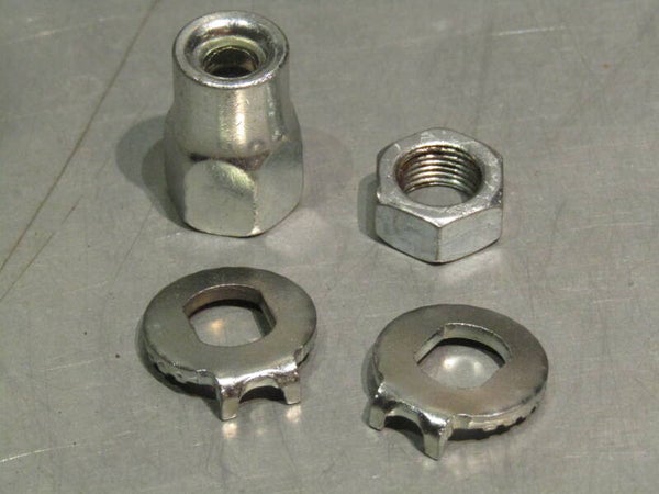 TORPEDO Vintage 70's/80's 3 SPEED AXLE nuts with fitted washers NOS! BLB004 001-004-02 01/04/25