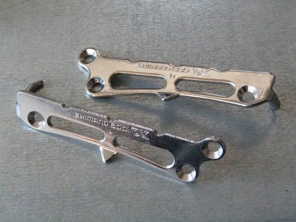 SHIMANO 600 AX Vintage 70's/80's Pedal cage set, 1 X R / 1 X L - NOS! GT002 001-005-01 01/27/25