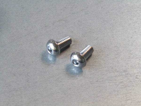 Water bottle cage mounting DOME TYPE cap screws 1 pair NOS! GT003 0001-006-02 02/04/25