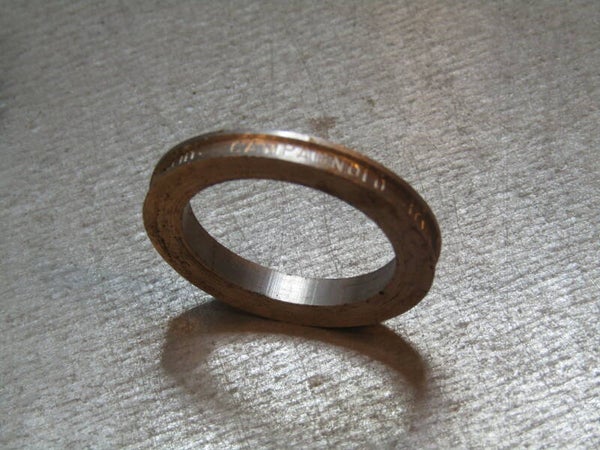 CAMPAGNOLO SUPER RECORD Vintage 70's/80's Headset washer with filed off guide key 2nd hand GT006 001-003-03 02/24/25