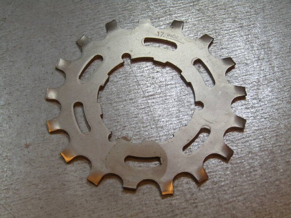 SHIMANO 600 EX Vintage 80's 17t UNIGLIDE Cassette cog NOS with some minor shelf wear 0000 02/25/25