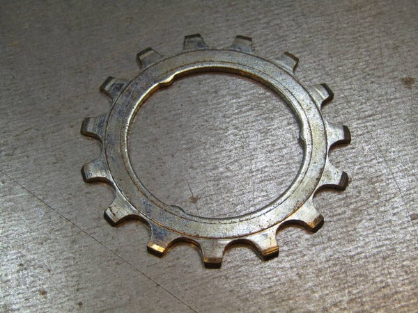 REGINA EXTRA SYNCHRO Vintage 80's 15t ( A-2 ) 2nd position freewheel cog NOS with some minor shelf wear 0000 02/26/25