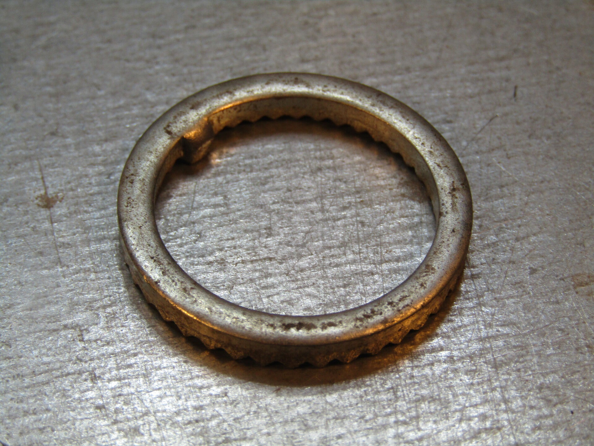 STRONLIGHT Type Vintage 60's 22.2 TOOTHED Keyed Headset spacer NOS but will show signs of shelf wear GT005 001-001-01 03/05/25