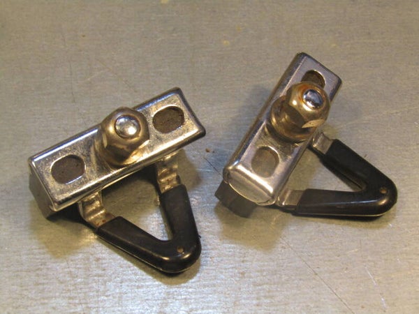CAMPAGNOLO Vintage 70's/80's Brake Block holders with good useable pad and mounting hardware 2nd hand GT003 001-002-03 03/14/25