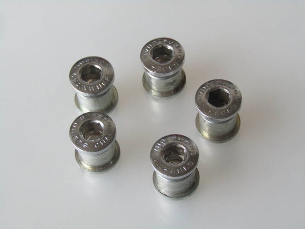 SUGINO Vintage 70's ROAD ( DOUBLE ) Chainring bolt set MINT! GT002 001-009-04 04/26/25