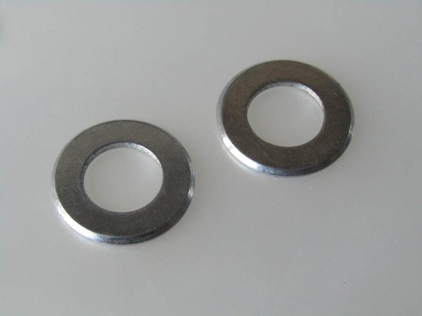 ZEUS Vintage 70's Chrome steel Crank arm bolt washers 2X NOS! GT002 001-009-04 04/26/25