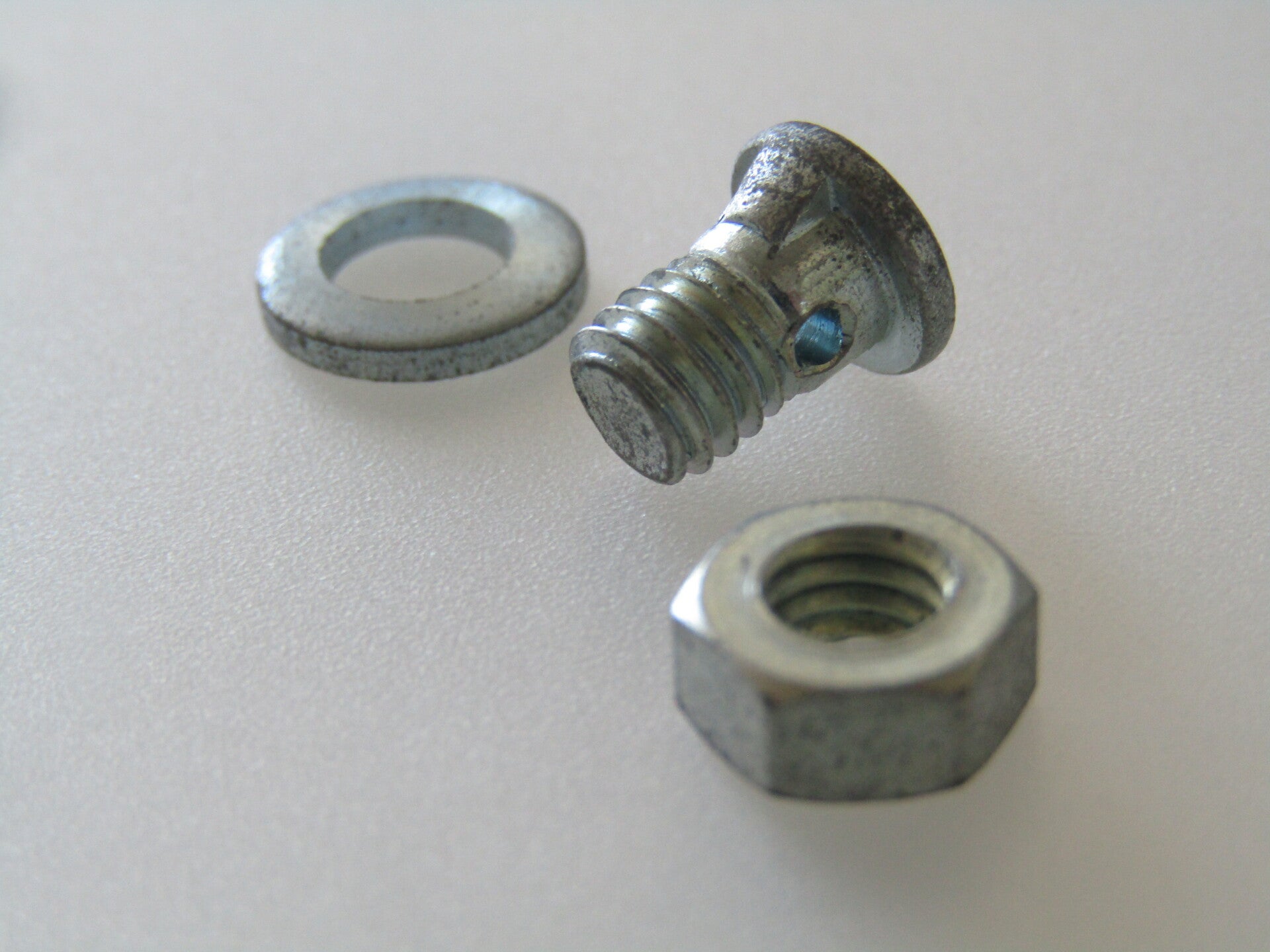 WEINMANN type Vintage 70's BRAKE CALIPER cable pinch hardware WITH KEYED EYE BOLT NOS! GT0003 001-001-01 05/09/25