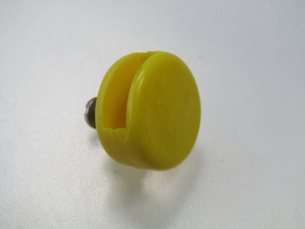 REG Vintage 70's/80's YELLOW Toe clip strap end button NOS! If in need of just one piece then here you go GT005 001-002-02 06/04/25