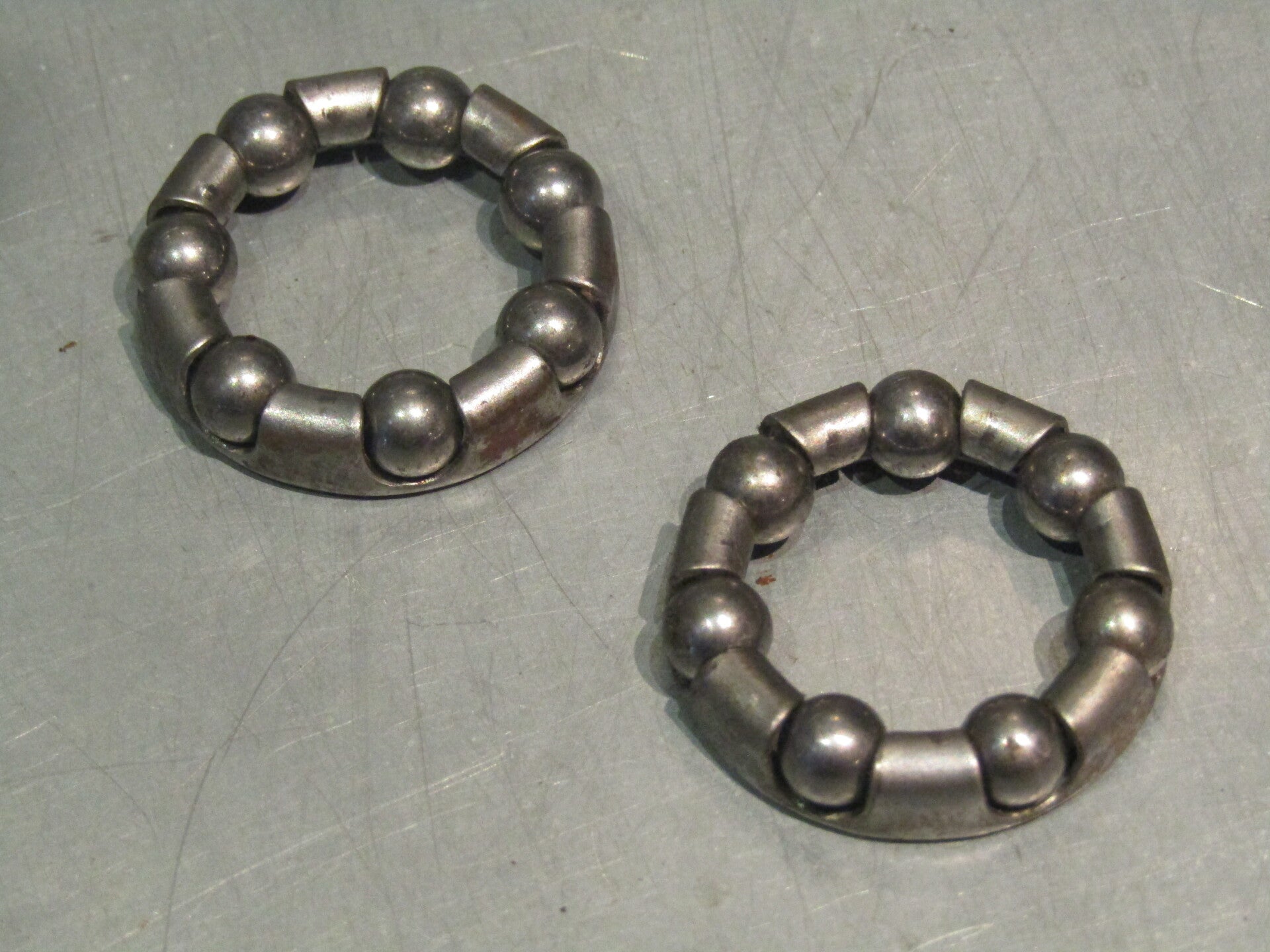 NERVAR Type Vintage 70's 1/4 inch Bottom bracket bearing retainers BLB004 003-003-04 07/25/24