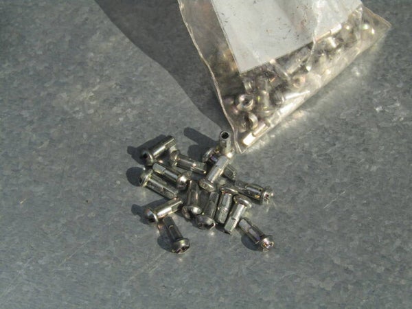 Spoke nipples Vintage 70's/80's 1.8mm 100X Iten to be received will be in EXCELLENT CONDITION! BXCC0038 0001 08/08/25