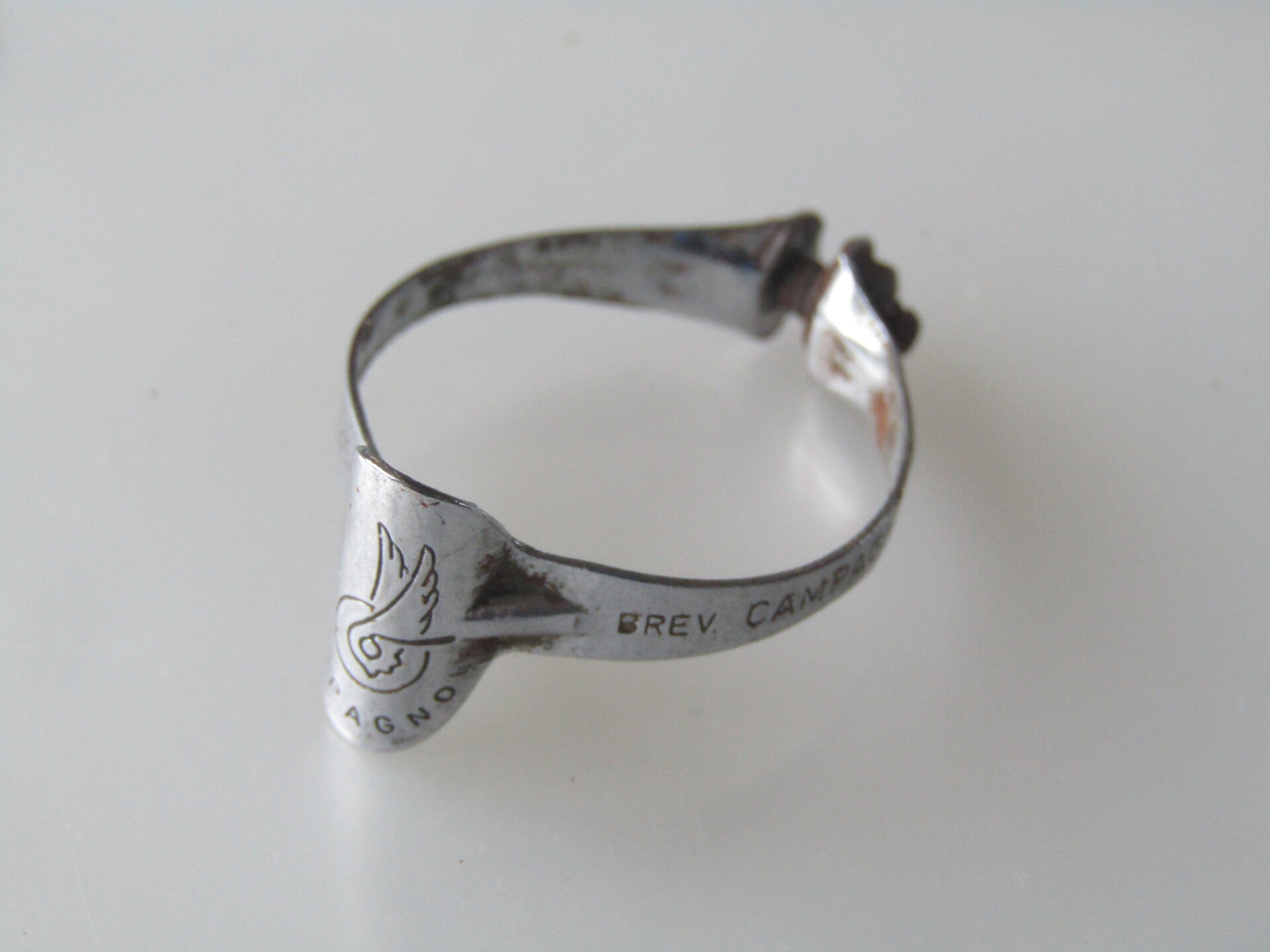 CAMPAGNOLO Vintage 60's NUOVO RECORD ERA Chromed steel top tube brake cable clip MINT GT003-004-01A 09/16/25