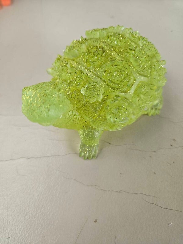 Tortue  fleurs