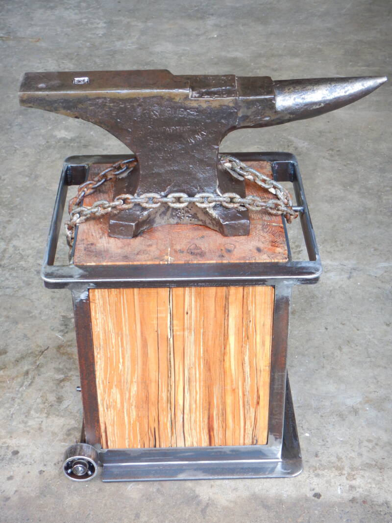 Spalted Alder Anvil Stand